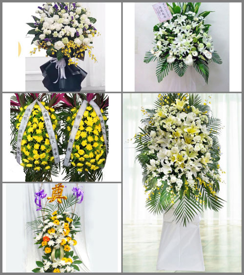 福建福州福清市东张镇先进村白事花篮预定